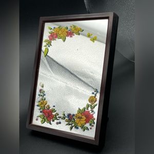 Vintage Yaps mirrored music box plays love story